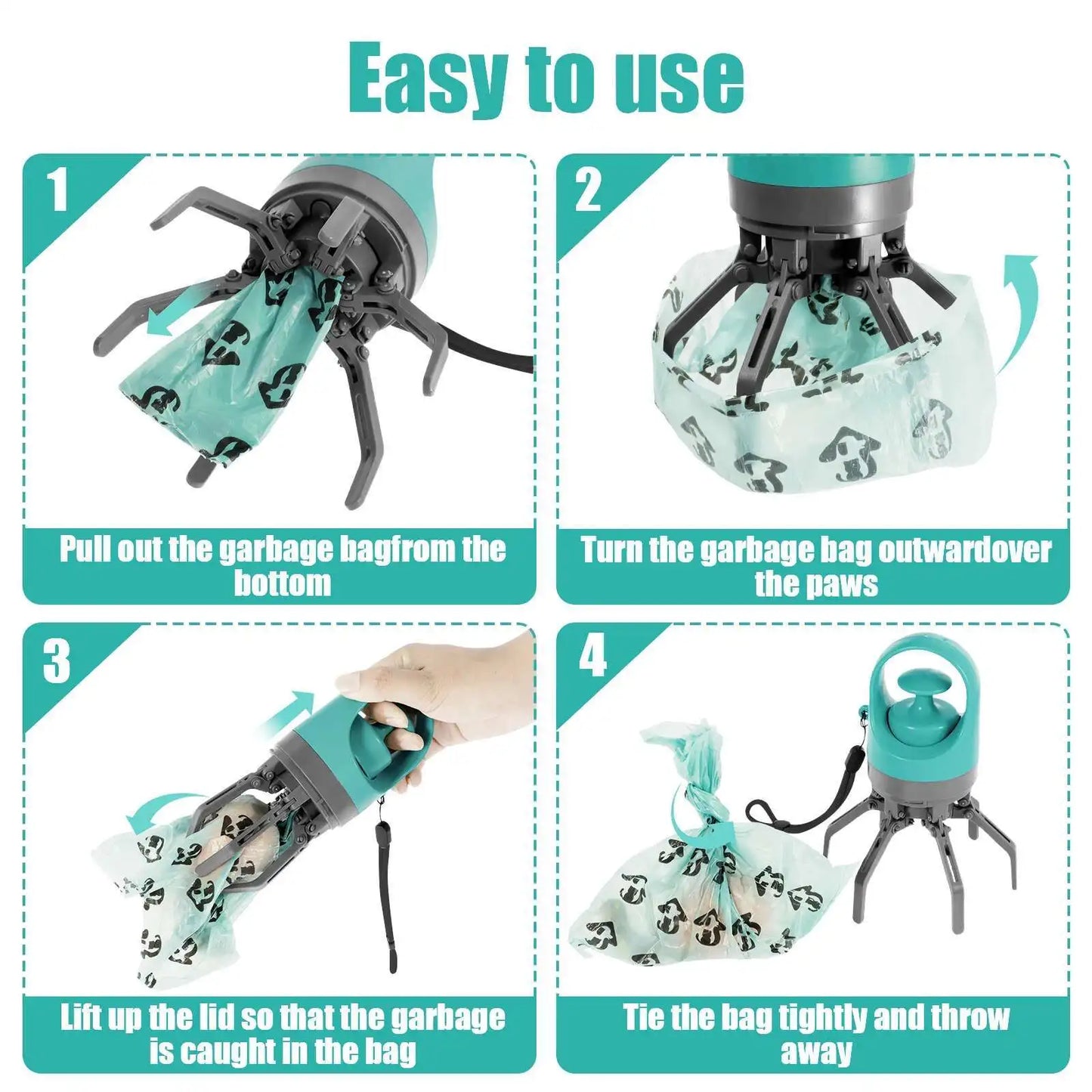 CleanWalk No-Touch Pooper Scooper Set